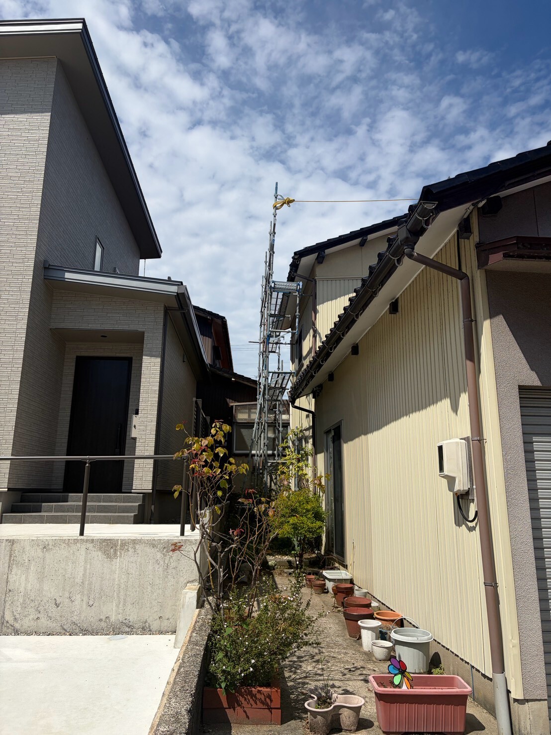 内灘町石川県足場
