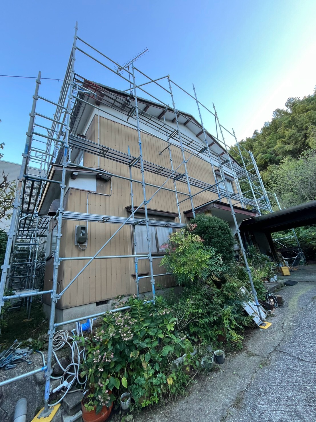 金沢市。石川県。足場 (2)