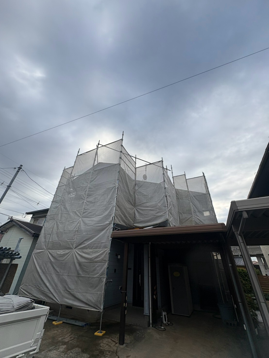 金沢市。石川県。足場
